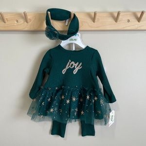 Baby Girls Holiday Dress set